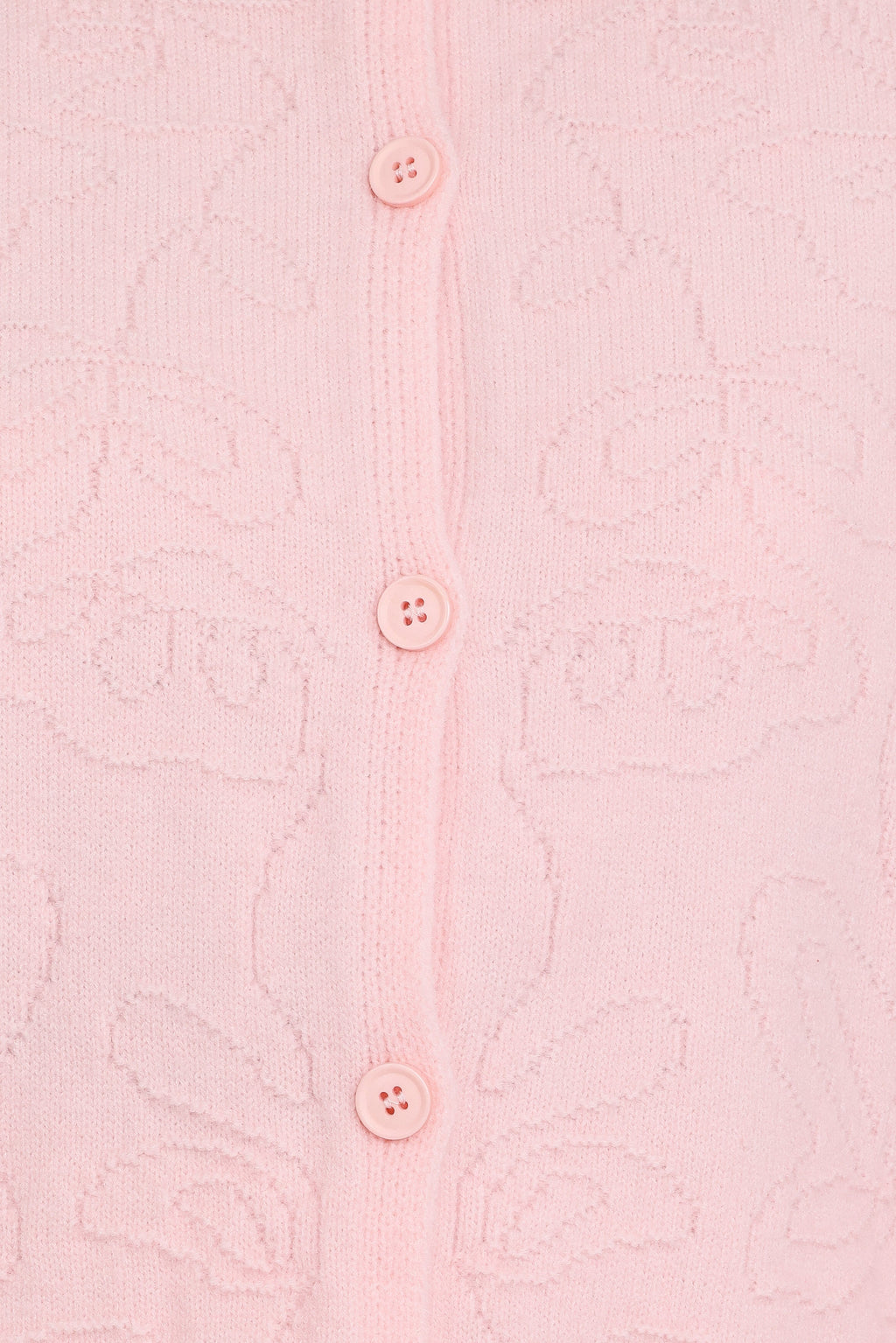 Fauna Tonal Floral Cardigan - Pink