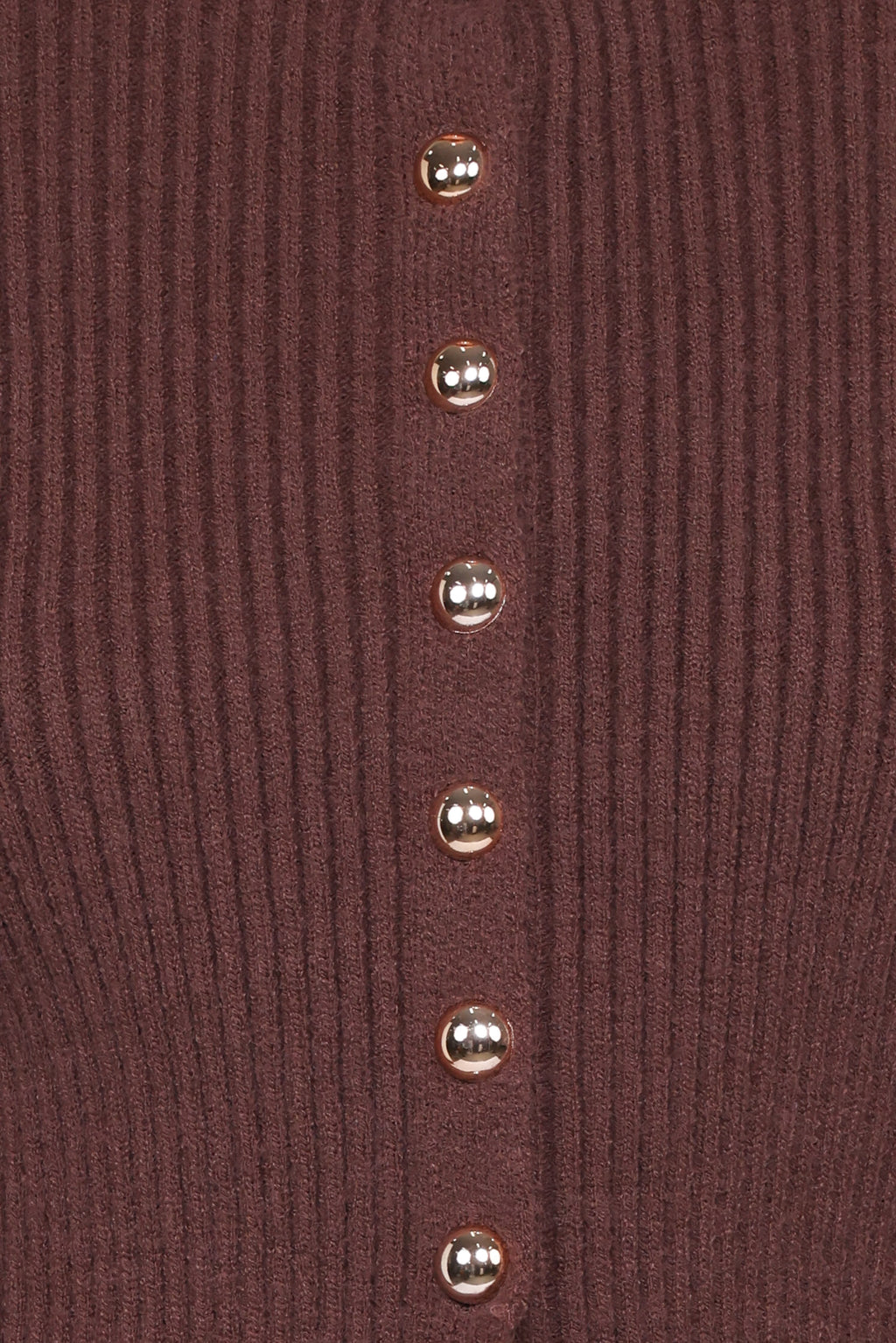 Circe Cardigan Top - Chocolate